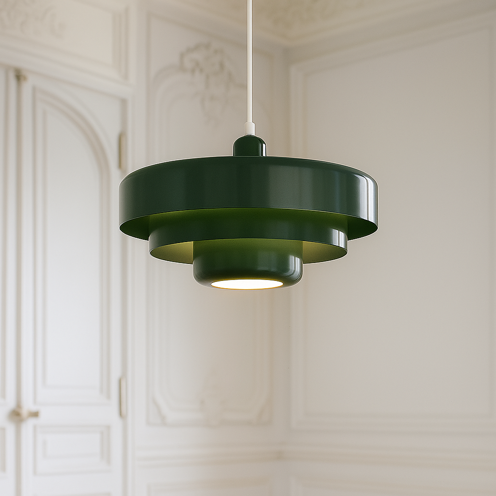 Bauhaus Italian-Style ceiling Light - coloured