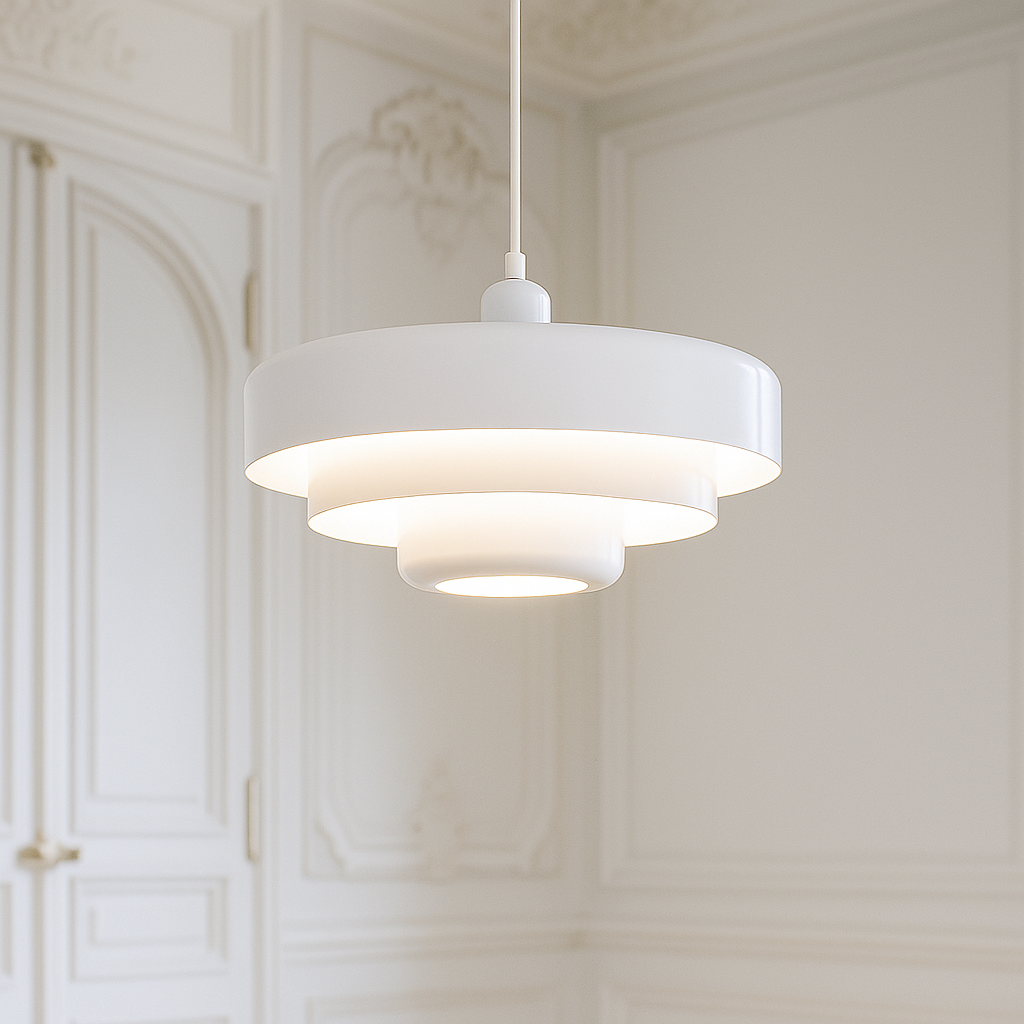 Bauhaus Italian-Style ceiling Light - coloured