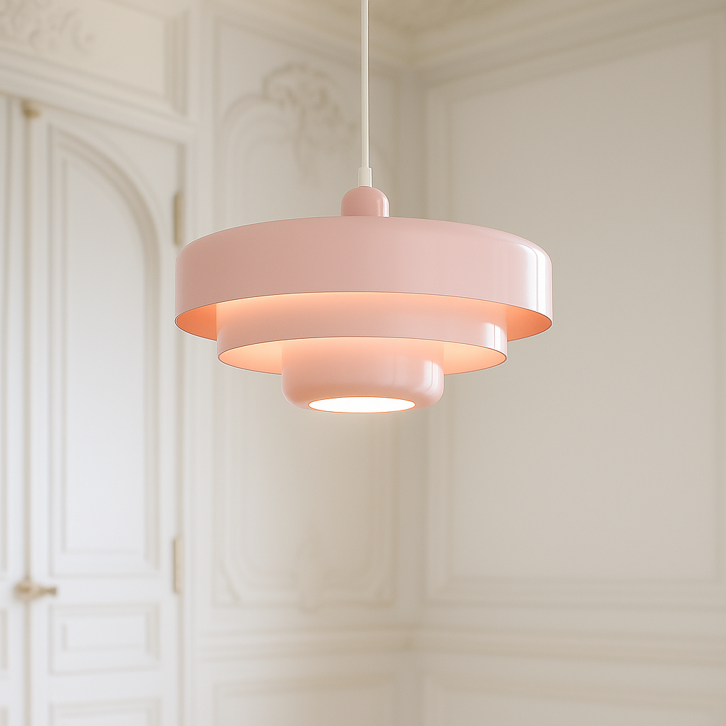 Bauhaus Italian-Style ceiling Light - coloured