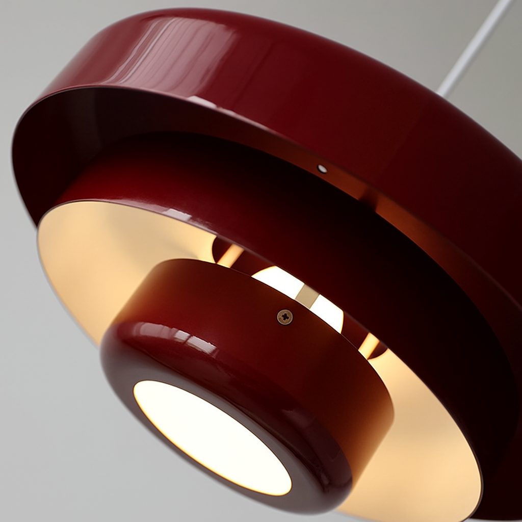 Bauhaus Italian-Style ceiling Light - coloured