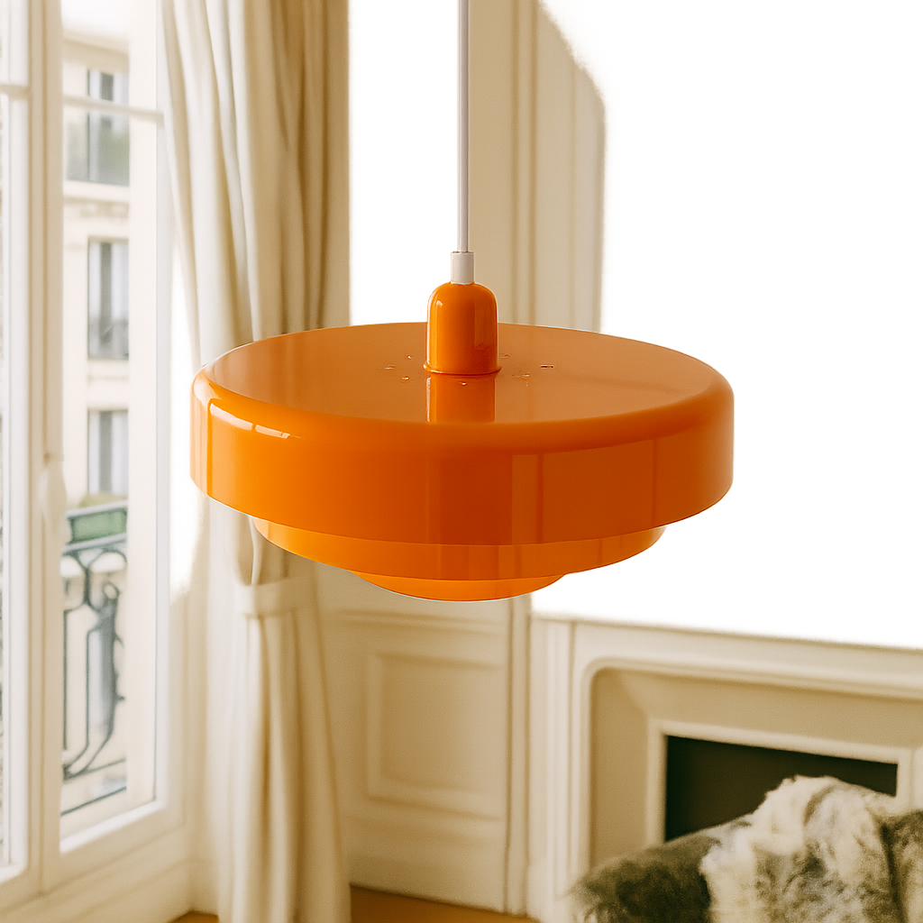 Bauhaus Italian-Style ceiling Light - coloured