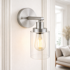 Modern Interior Glass Wall Light - Industrial Style