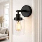 Modern Interior Glass Wall Light - Industrial Style