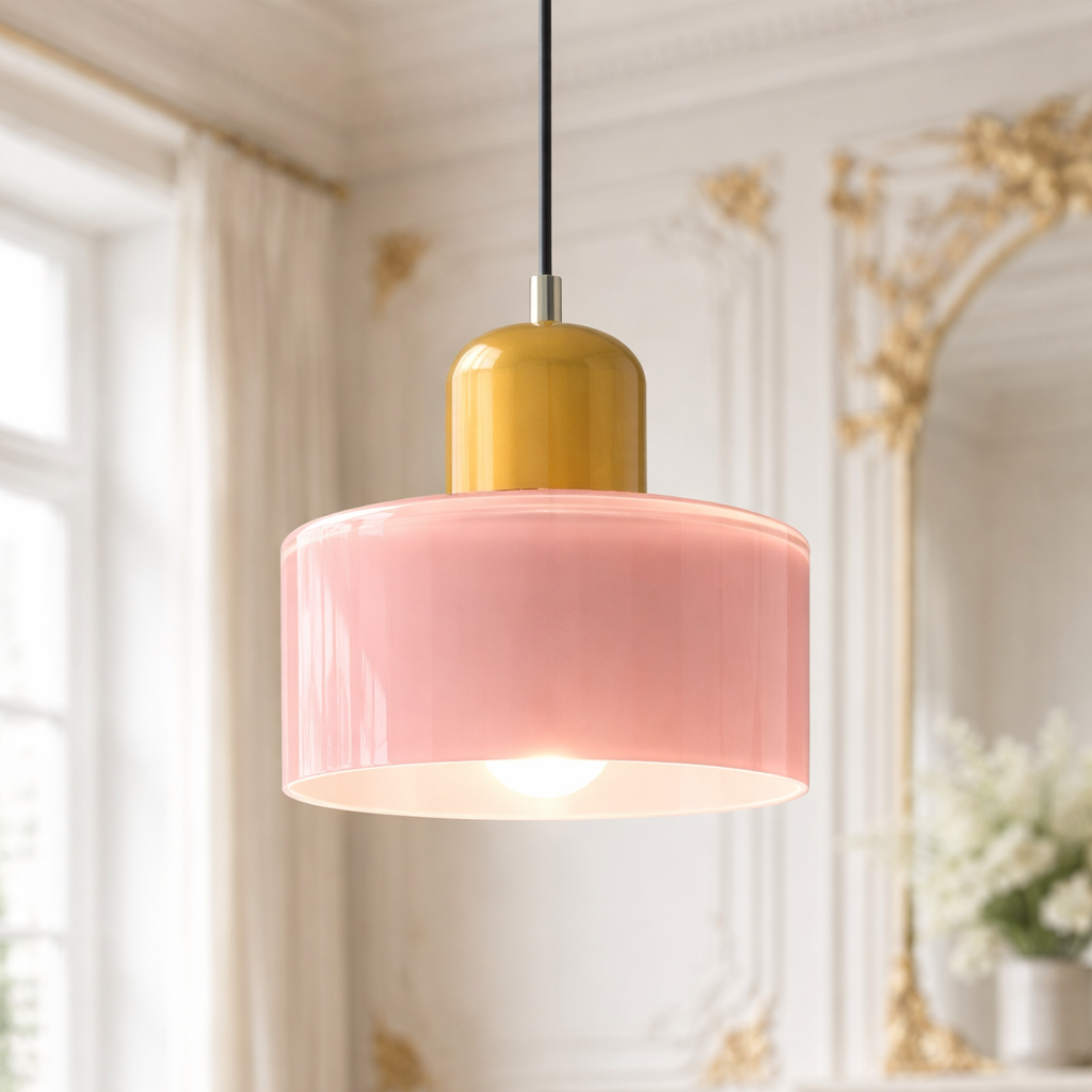 Bauhaus Pendant Light – Modern Colourful Ceiling Lamp