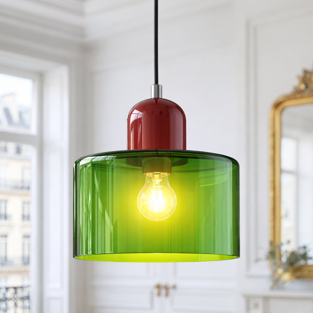 Bauhaus Pendant Light – Modern Colourful Ceiling Lamp