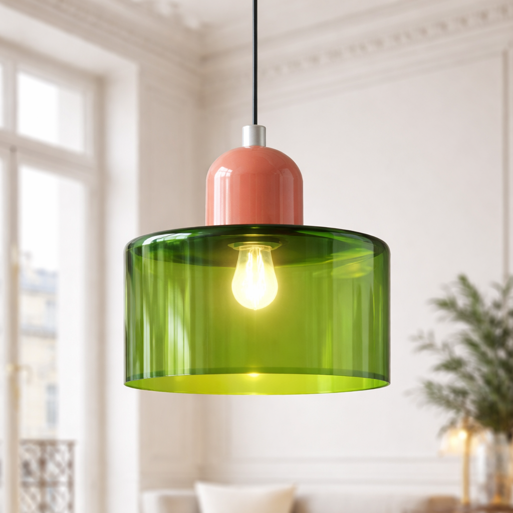 Bauhaus Pendant Light – Modern Colourful Ceiling Lamp