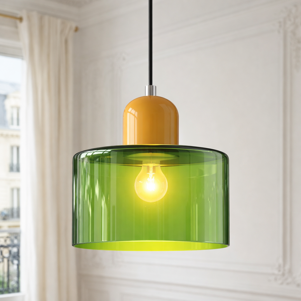 Bauhaus Pendant Light – Modern Colourful Ceiling Lamp