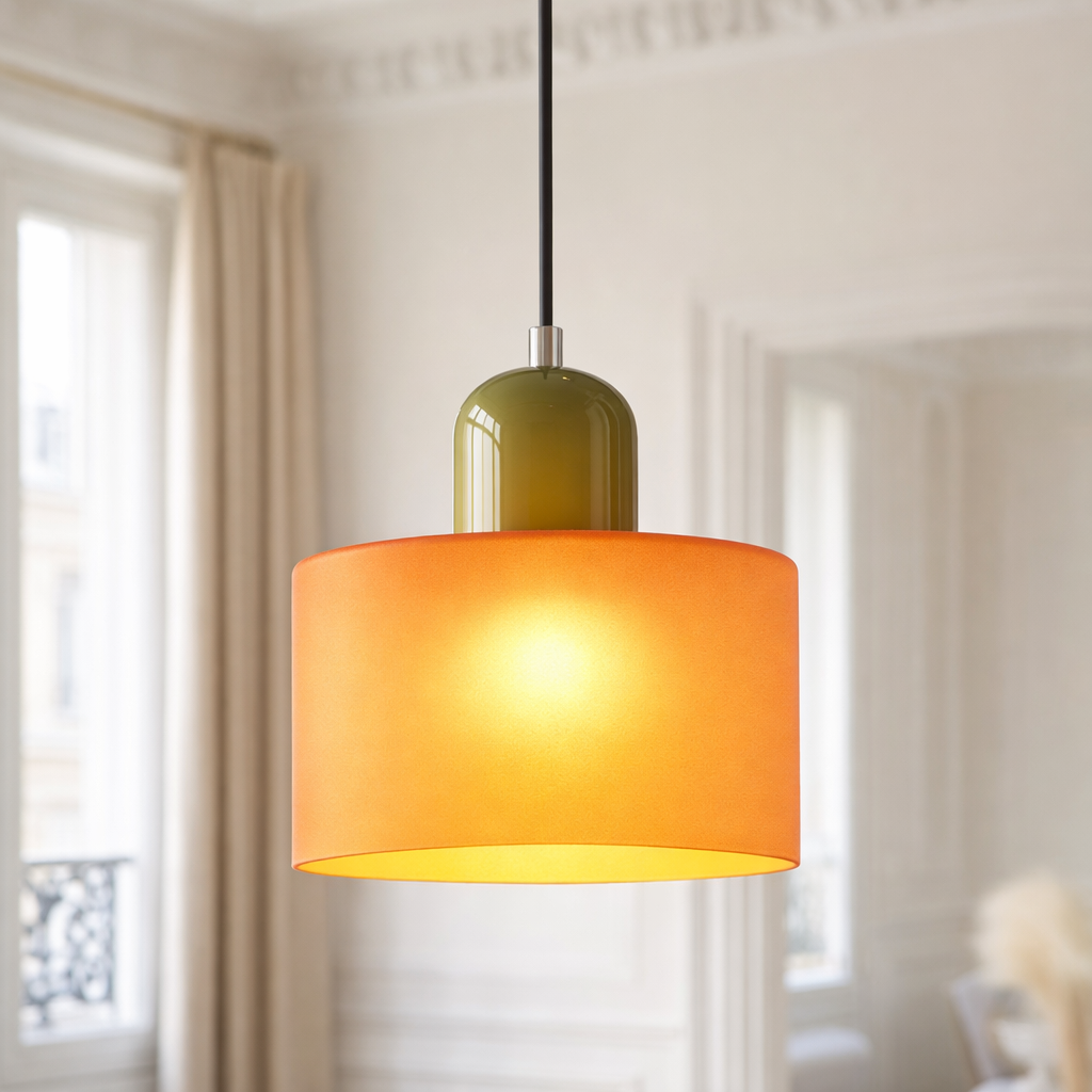 Bauhaus Pendant Light – Modern Colourful Ceiling Lamp