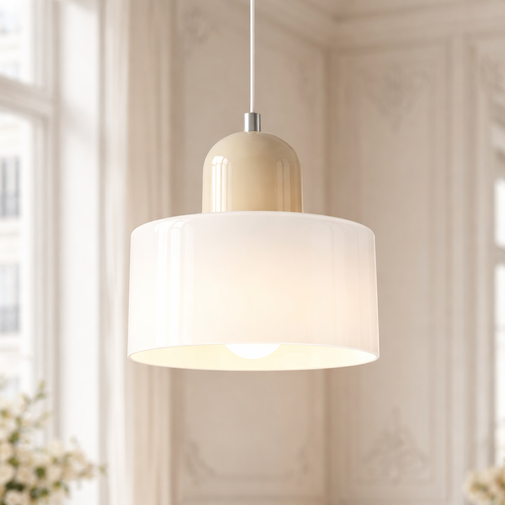 Bauhaus Pendant Light – Modern Colourful Ceiling Lamp