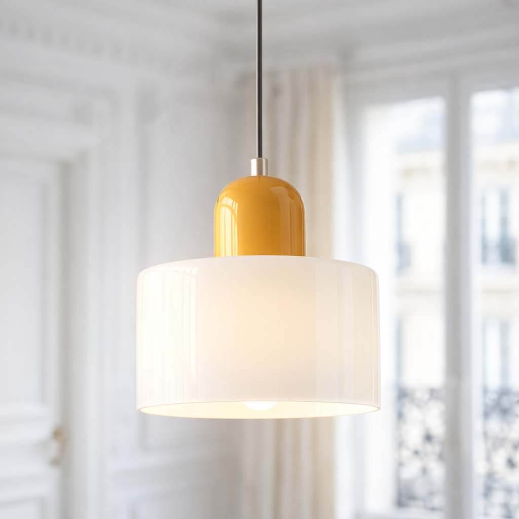 Bauhaus Pendant Light – Modern Colourful Ceiling Lamp