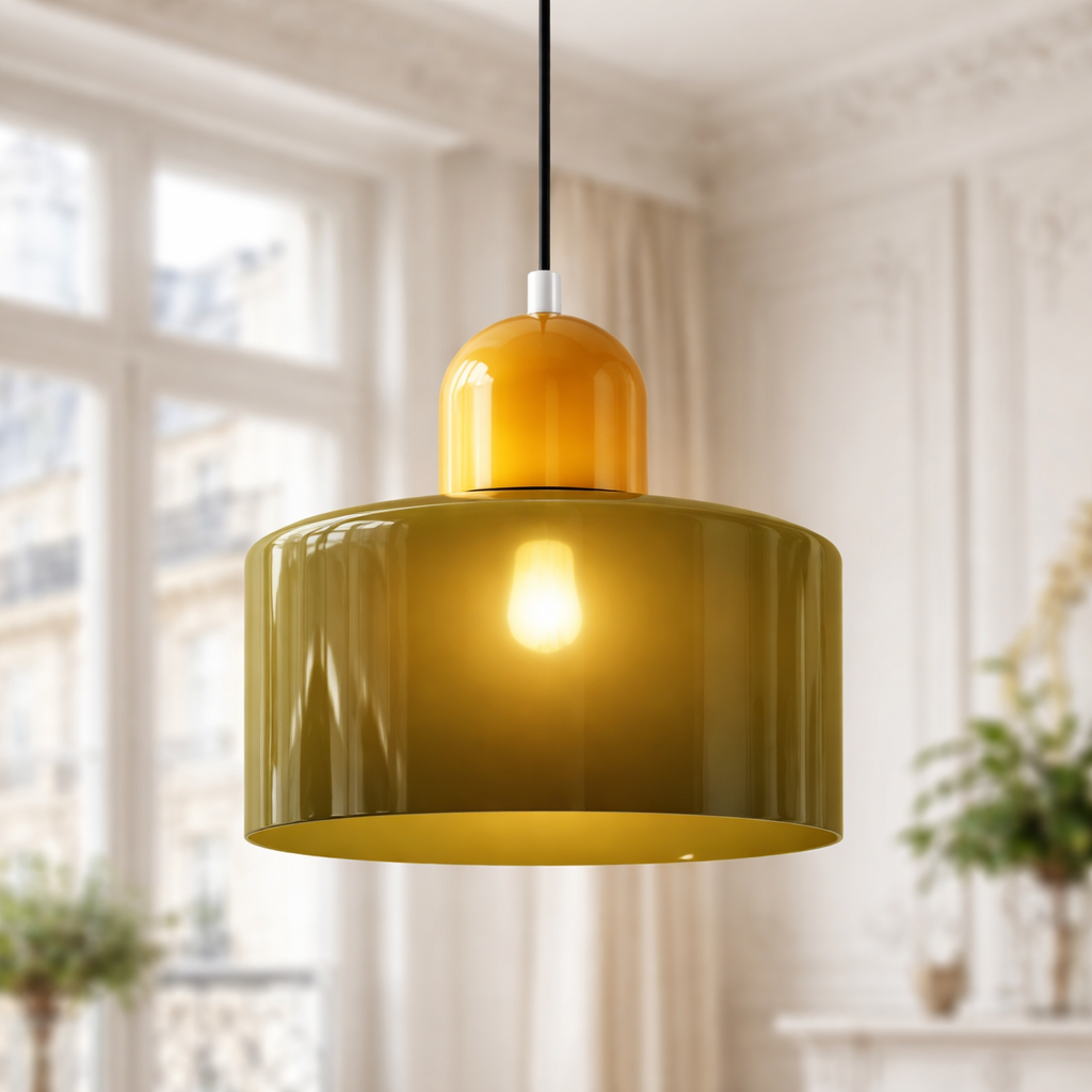Bauhaus Pendant Light – Modern Colourful Ceiling Lamp