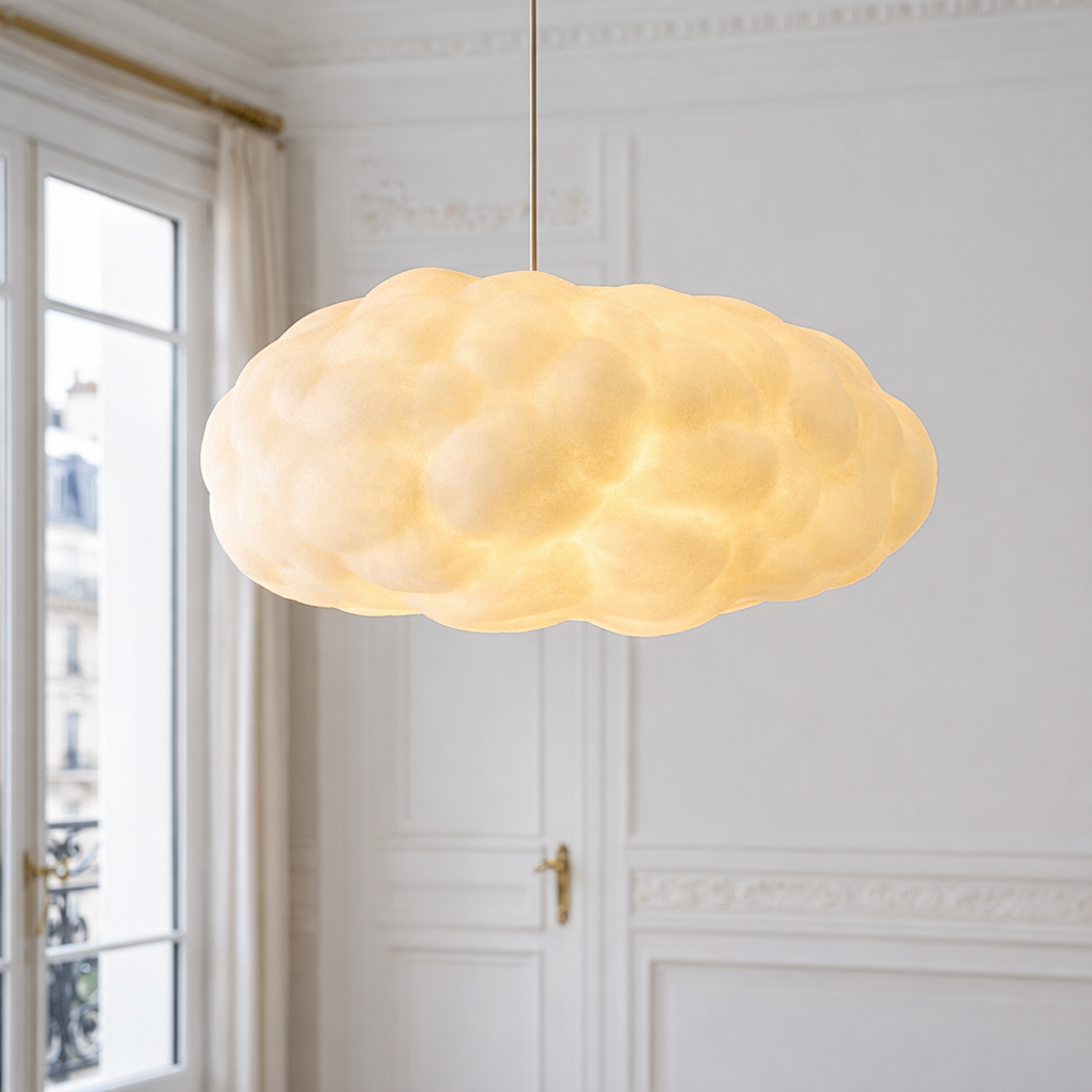 Cloud Pendant Light – Modern Soft Glow Ceiling Light for Bedrooms & Living Rooms