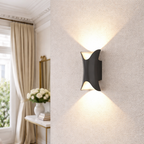 Curved Outdoor LED Wall Lamp – Modern Exterior Lighting