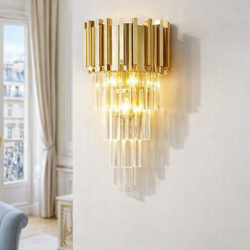 Queen Elizabeth Wall Light – Chandelier-Inspired, Elegant Ambient Lamp