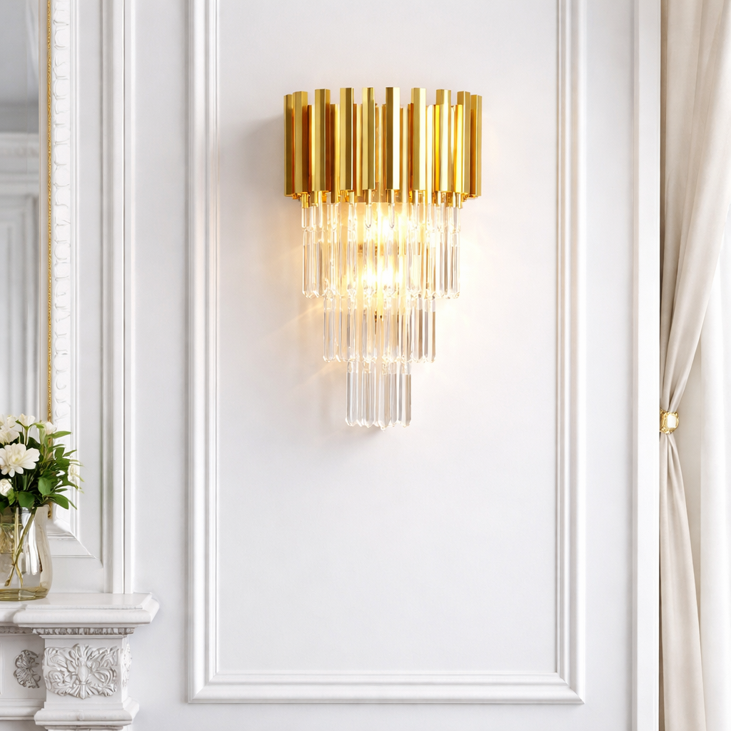 Queen Elizabeth Wall Light – Chandelier-Inspired, Elegant Ambient Lamp