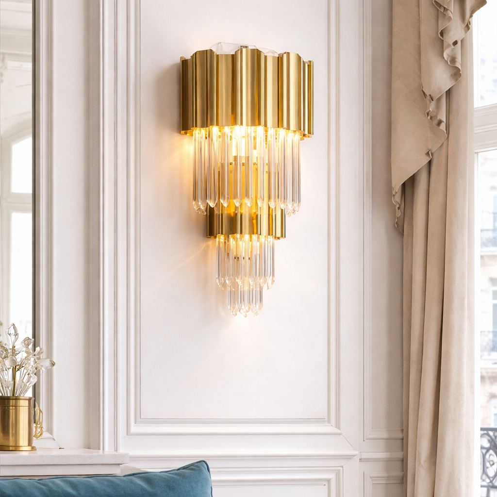 Queen Elizabeth Wall Light – Chandelier-Inspired, Elegant Ambient Lamp