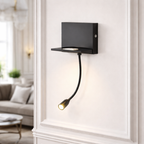 LED Wall Spot Light – Modern Wall-Mounted, Adjustable Spotlight with Wireless Phone Charger