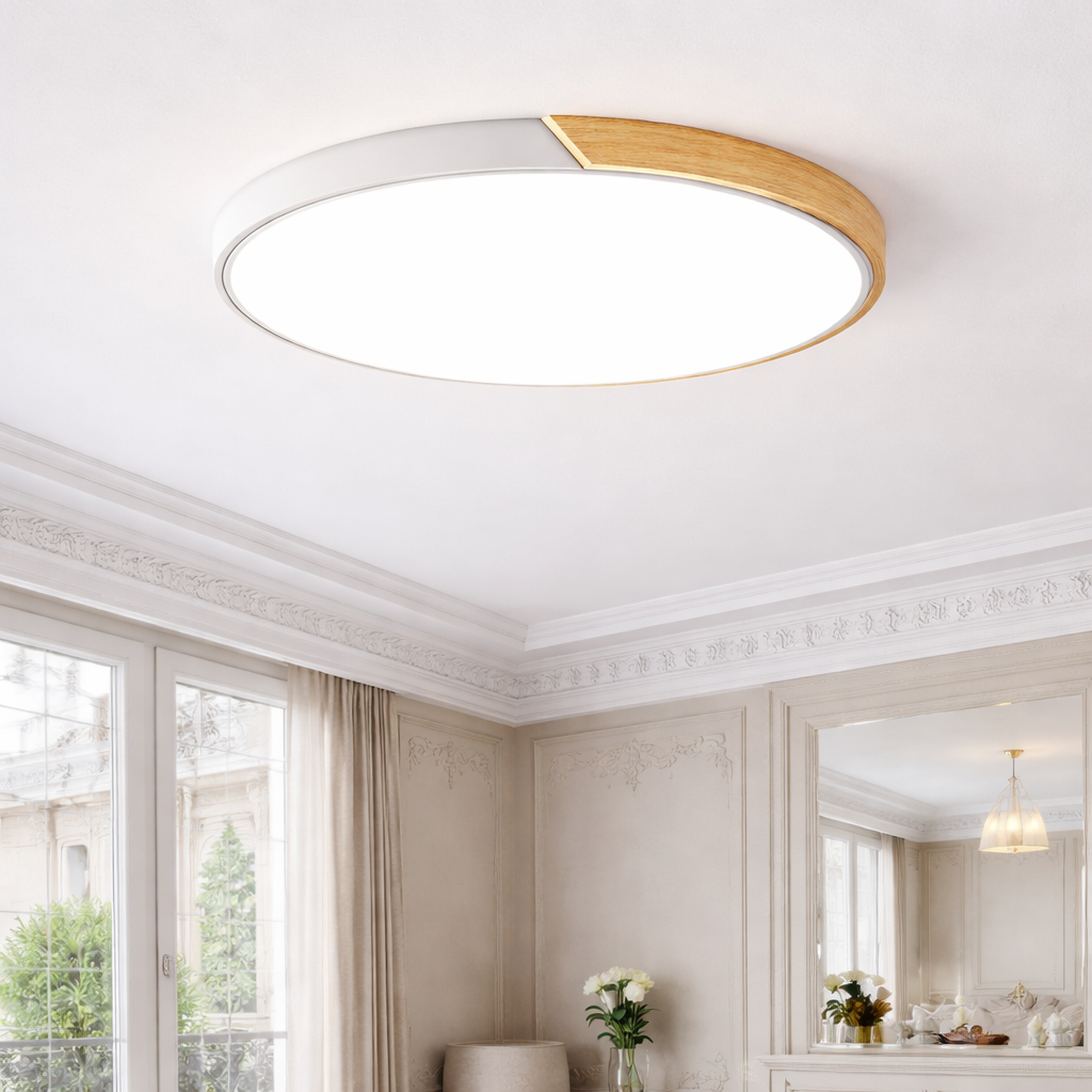 LED Ceiling Light – Modern Macaron, Nordic Style, Flush-Mount Circular
