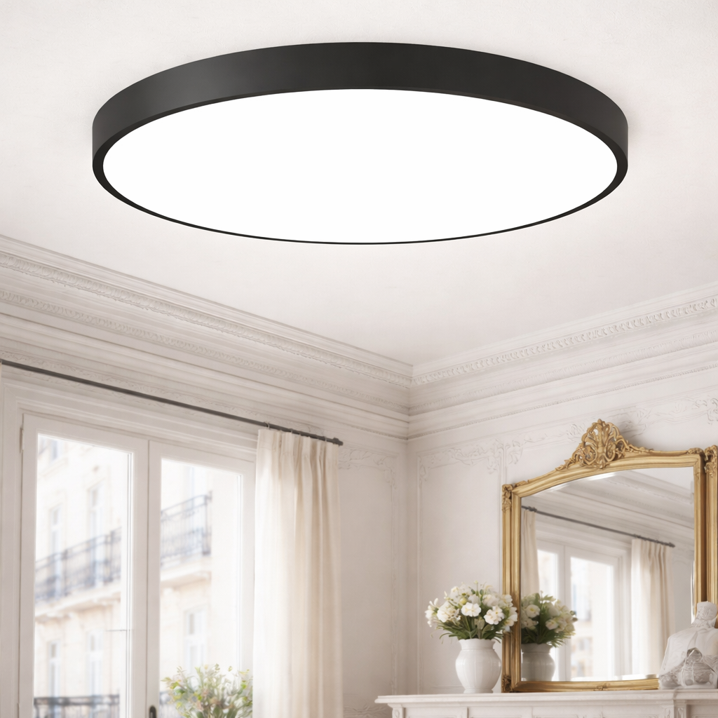 LED Ceiling Light – Modern Macaron, Nordic Style, Flush-Mount Circular