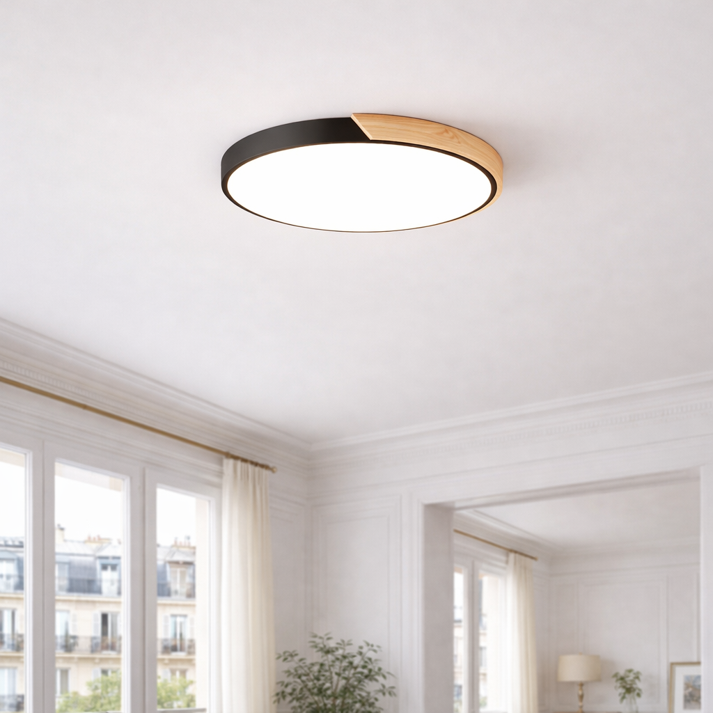 LED Ceiling Light – Modern Macaron, Nordic Style, Flush-Mount Circular