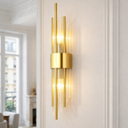 Luxury Modern Wall Lamp – Stainless Steel and Crystal LED Wall Light