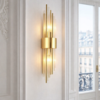 Luxury Modern Wall Lamp – Stainless Steel and Crystal LED Wall Light
