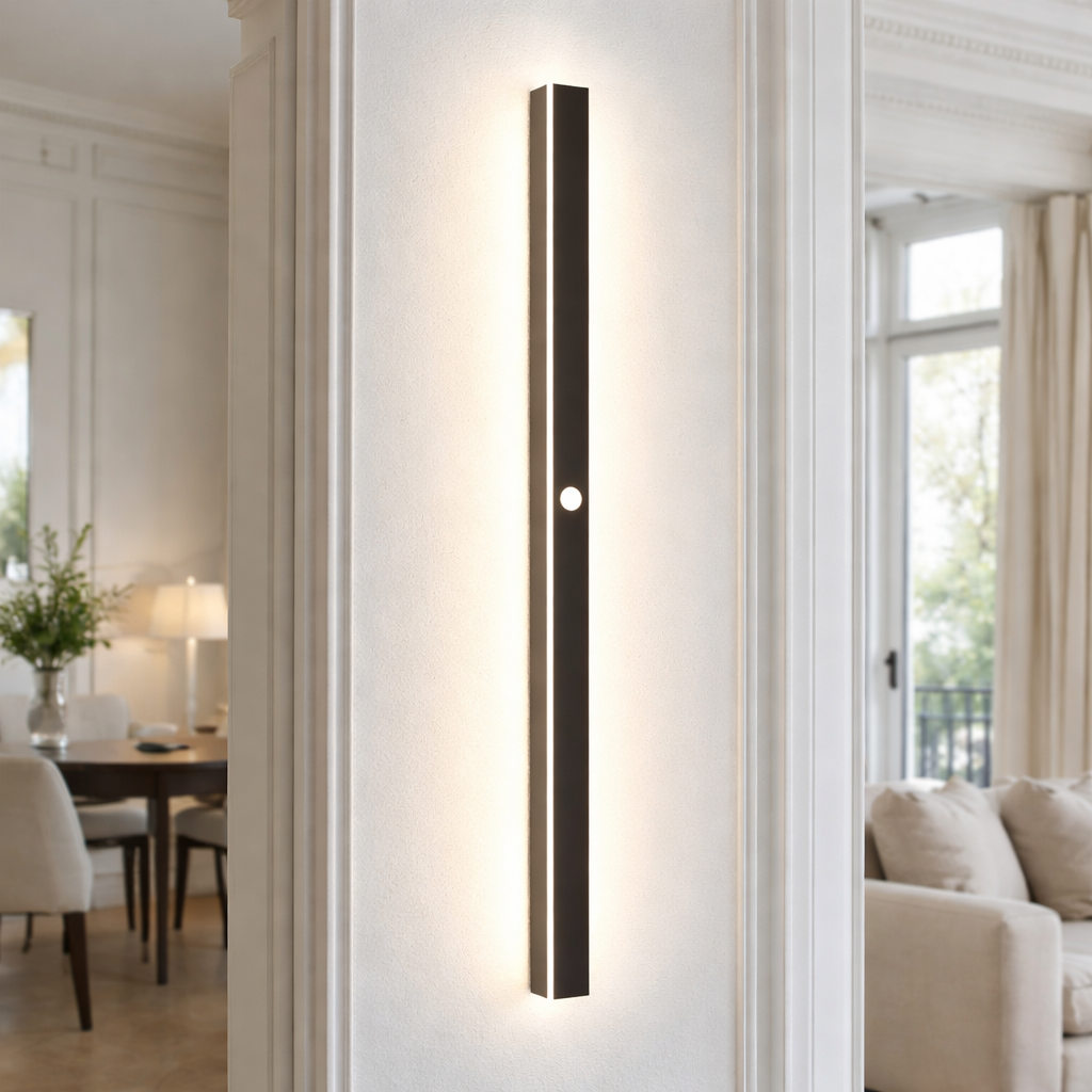 Linear Outdoor Wall Lamp, Metal & Acrylic, LED, IP65