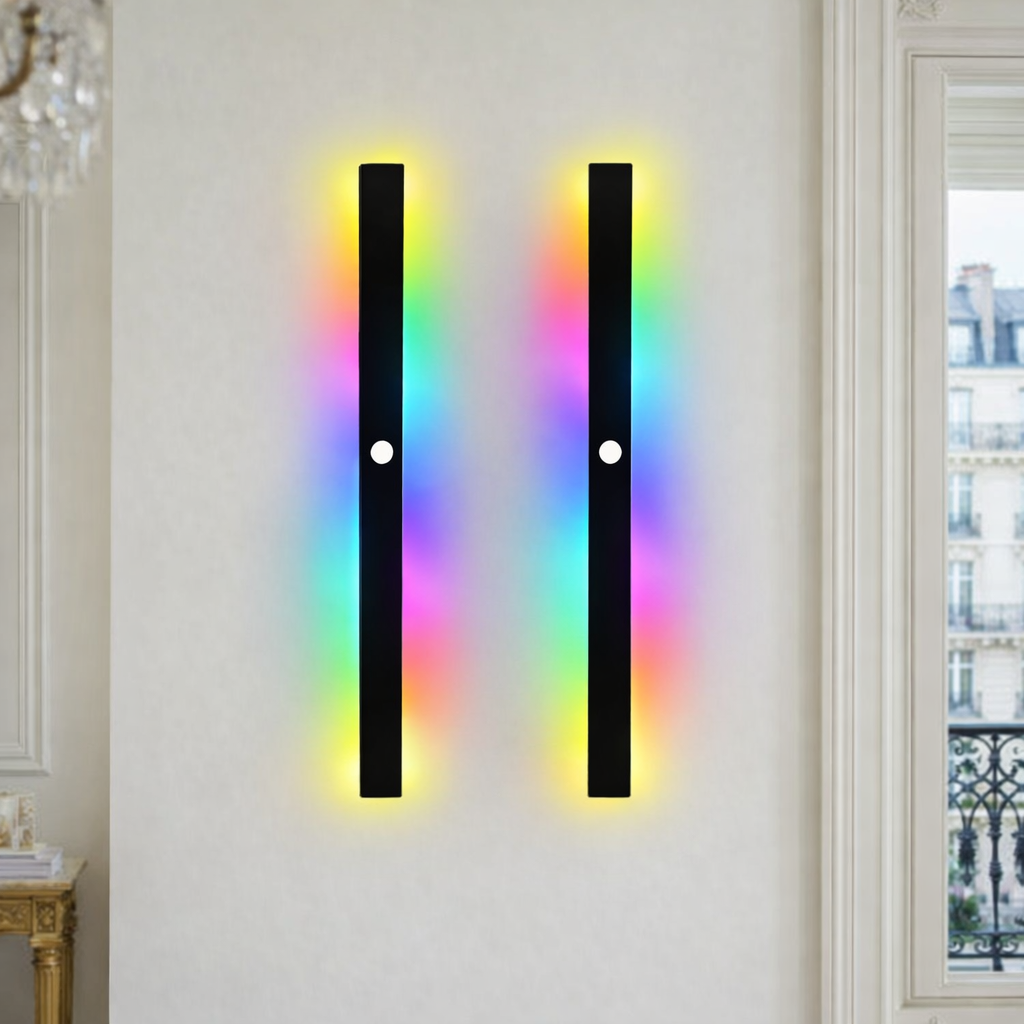 Linear Outdoor Wall Lamp, Metal & Acrylic, LED, IP65