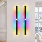 Linear Outdoor Wall Lamp, Metal & Acrylic, LED, IP65