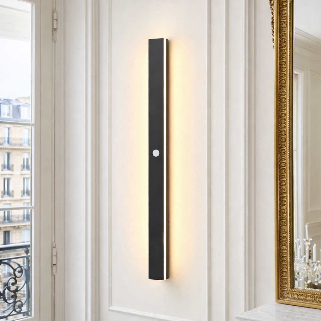 Linear Outdoor Wall Lamp, Metal & Acrylic, LED, IP65