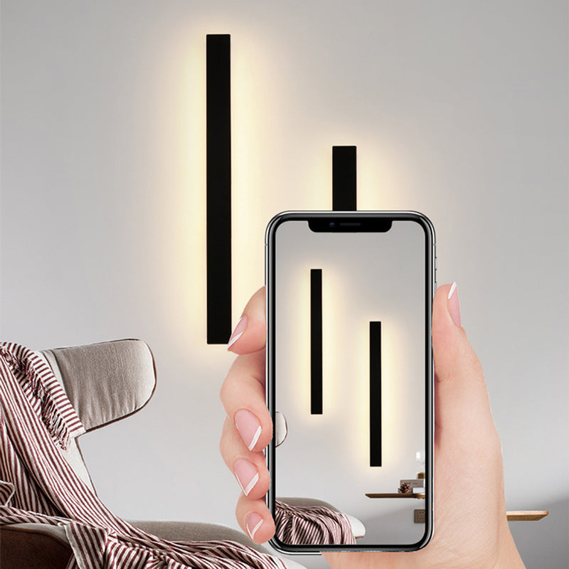 Linear Outdoor Wall Lamp, Metal & Acrylic, LED, IP65