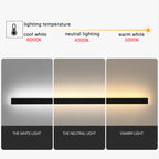 Linear Outdoor Wall Lamp, Metal & Acrylic, LED, IP65