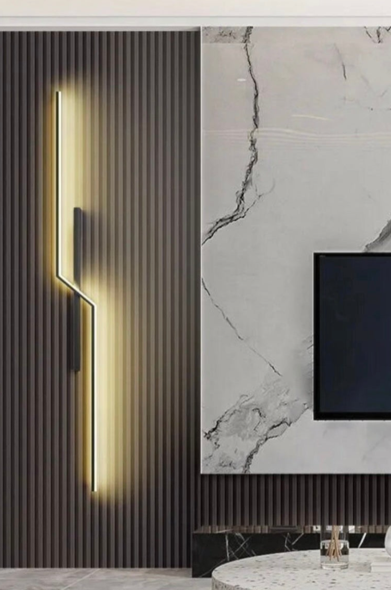 Modern Minimalist LED Wall Light – Linear Strip Interior Lamp