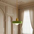 Bauhaus Pendant Ceiling Light - Coloured Glass
