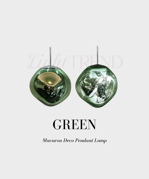 Macaron Deco Gold Pendant Light – Modern Sculptural Ceiling Lamp