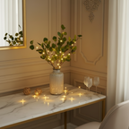 Fairy Light Olive Branch Faux Plant