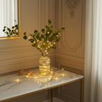 Fairy Light Olive Branch Faux Plant