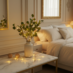 Fairy Light Olive Branch Faux Plant