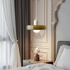 Bauhaus Pendant Ceiling Light - Coloured Glass