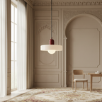 Bauhaus Pendant Ceiling Light - Coloured Glass