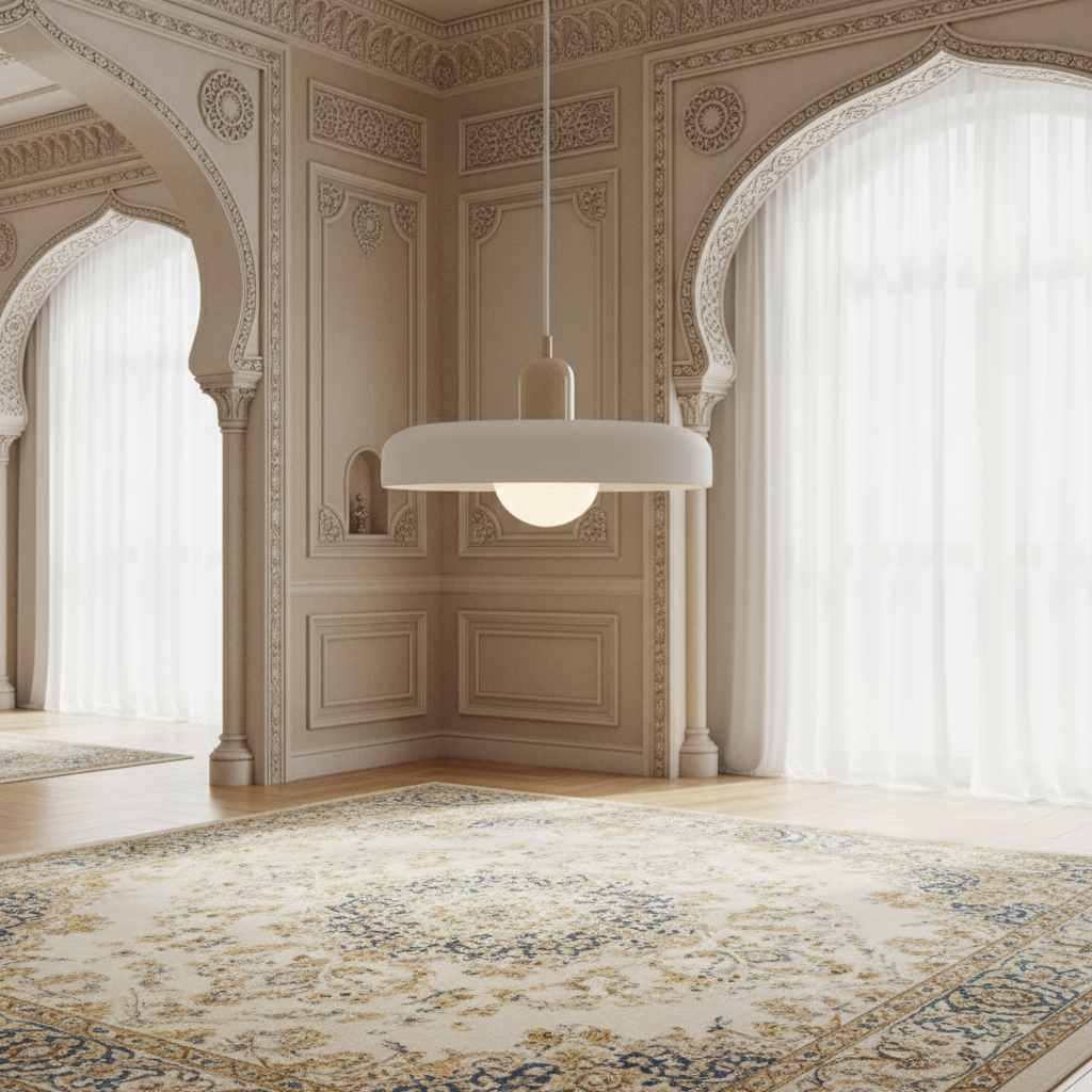 Bauhaus Pendant Ceiling Light - Coloured Glass