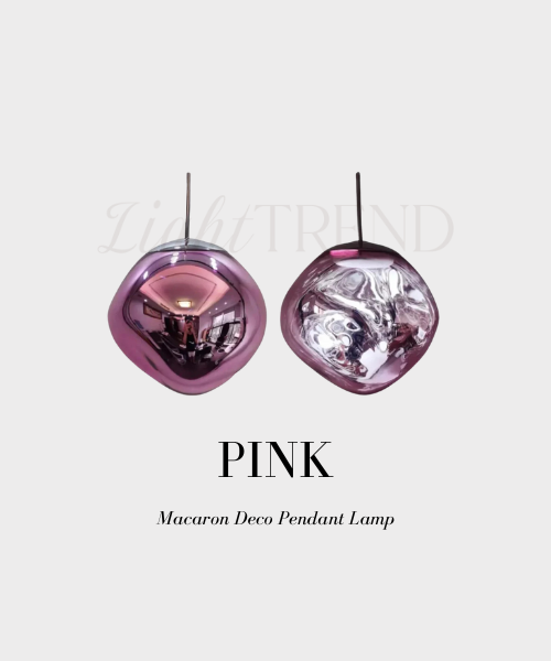 Macaron Deco Gold Pendant Light – Modern Sculptural Ceiling Lamp