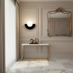 Bauhaus semi circle wall lights