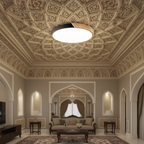 Modern Wooden Circular Ceiling Light