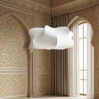 Silk Japanese Hanging ceiling Lamp