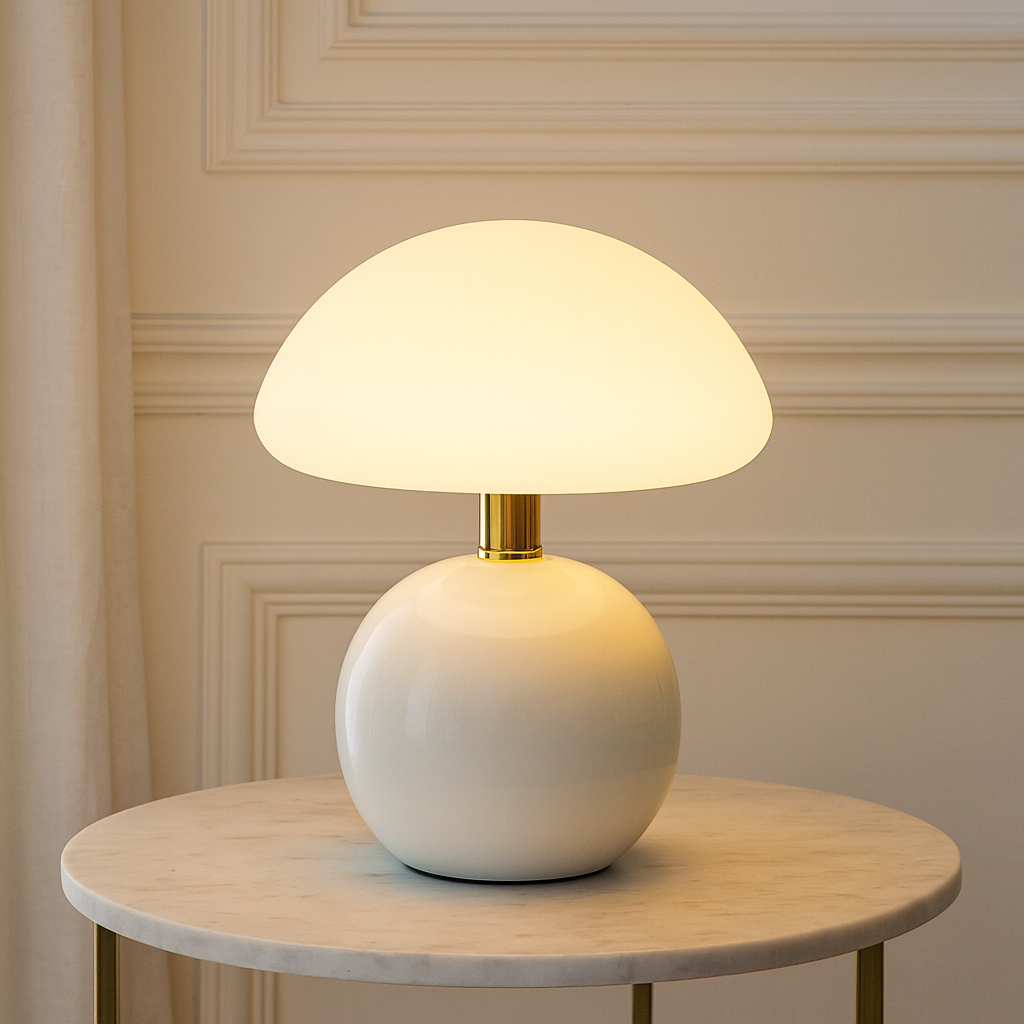 Ceramic table Mushroom Lamp