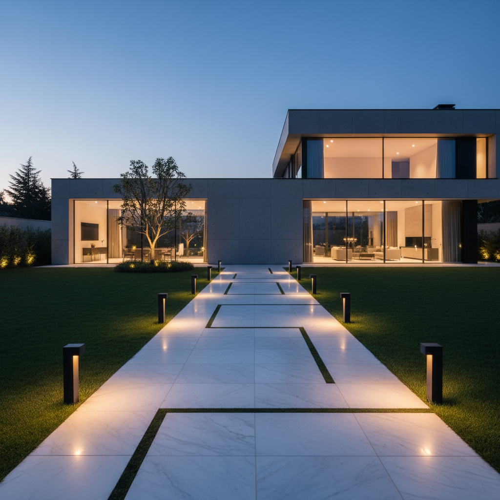 Modern outdoor driveway Light - perfect for Gardens & Pathways