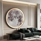 Moon wall light - Circular wall fitting