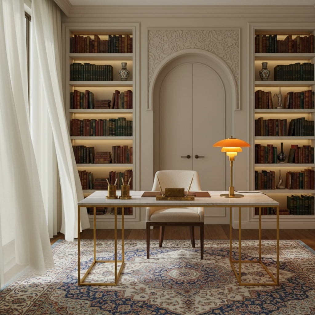 Bauhaus coloured glass Table Lamp