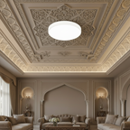 Modern Wooden Circular Ceiling Light